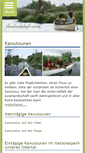 Mobile Screenshot of flusslandschaft-reisen.de